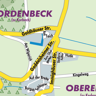 Stadtplan Nordenbeck