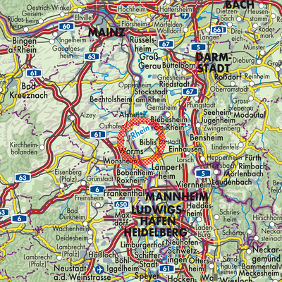 Landkarte Nordheim