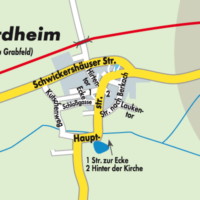 Stadtplan Nordheim