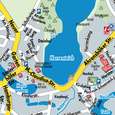 Stadtplan Nordstormarn