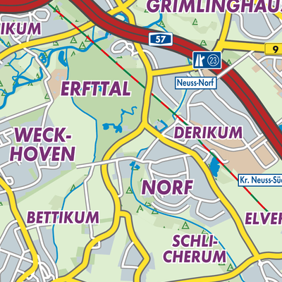 Übersichtsplan Norf