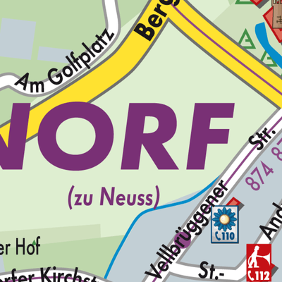 Stadtplan Norf
