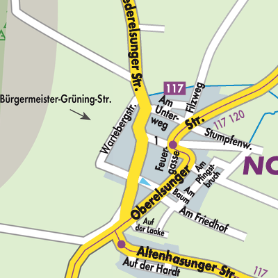 Stadtplan Nothfelden