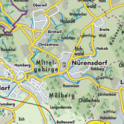 Übersichtsplan Nürensdorf
