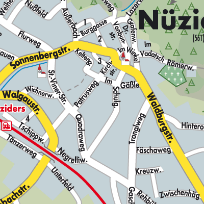 Stadtplan Nüziders