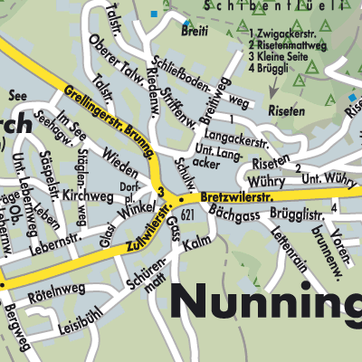 Stadtplan Nunningen