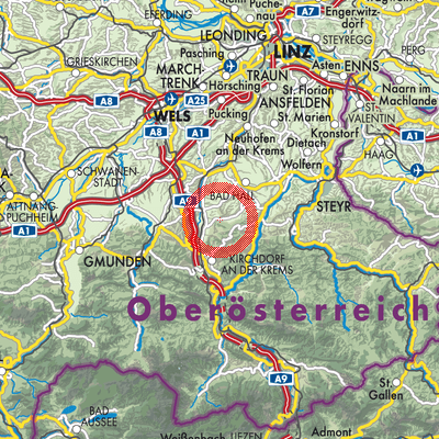 Landkarte Nußbach