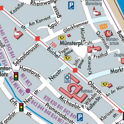 Stadtplan Neuss