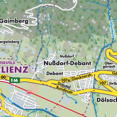 Übersichtsplan Nußdorf-Debant