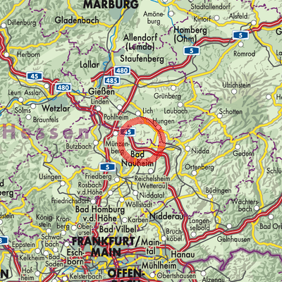 Landkarte Obbornhofen