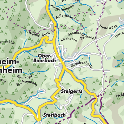 Übersichtsplan Ober-Beerbach