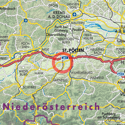 Landkarte Ober-Grafendorf