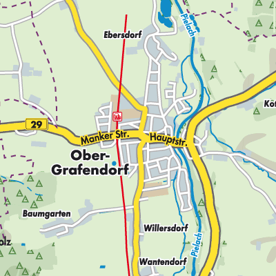 Übersichtsplan Ober-Grafendorf