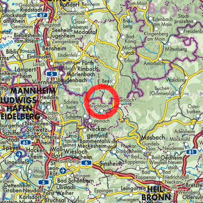Landkarte Ober-Hainbrunn