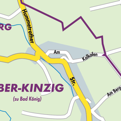 Stadtplan Ober-Kinzig