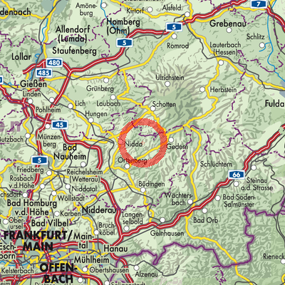 Landkarte Ober-Lais