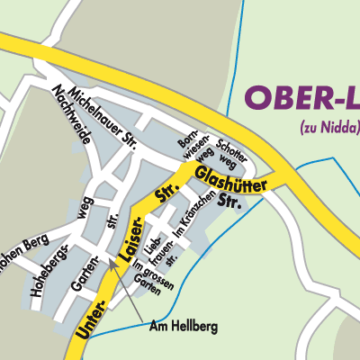 Stadtplan Ober-Lais