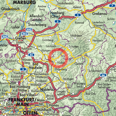 Landkarte Ober-Schmitten