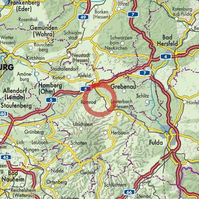 Landkarte Ober-Sorg