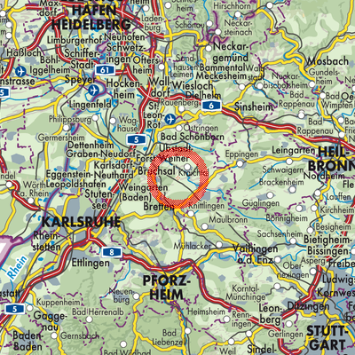 Landkarte Oberacker
