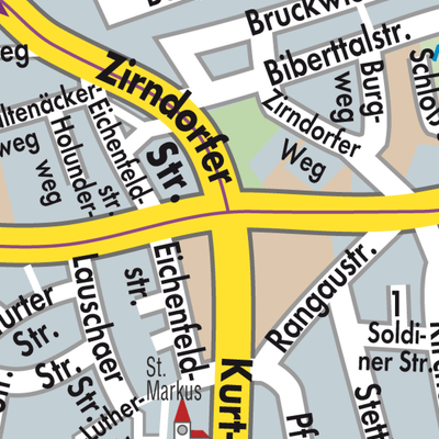 Stadtplan Oberasbach