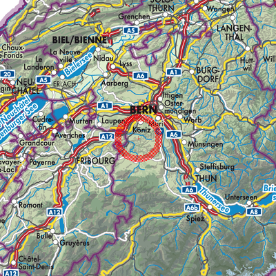 Landkarte Oberbalm