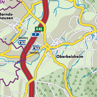 Übersichtsplan Oberbeisheim