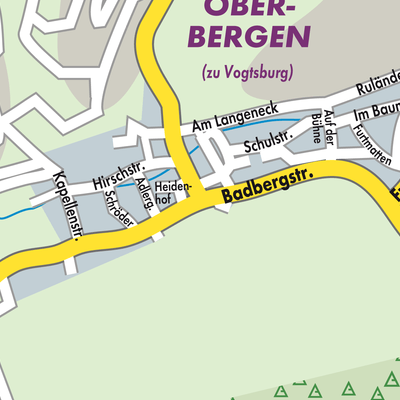 Stadtplan Oberbergen