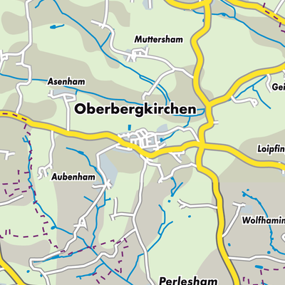 Übersichtsplan Oberbergkirchen (VGem)