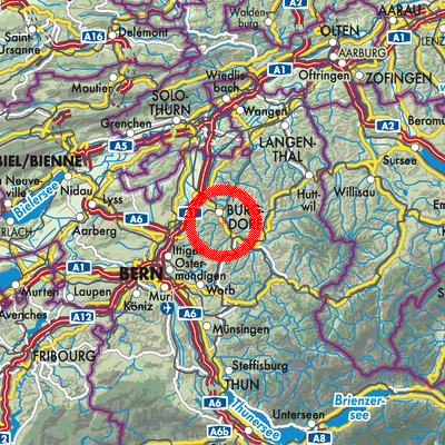 Landkarte Oberburg