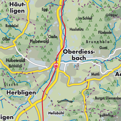 Übersichtsplan Oberdiessbach