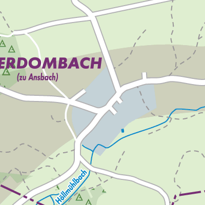 Stadtplan Oberdombach