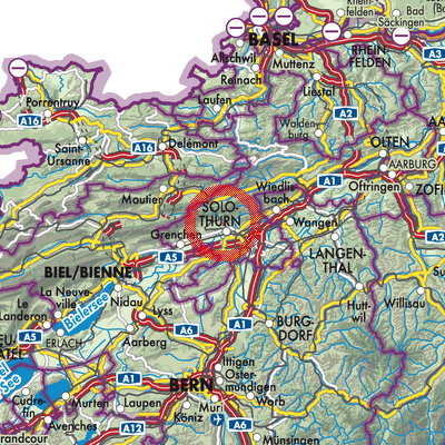Landkarte Oberdorf (SO)