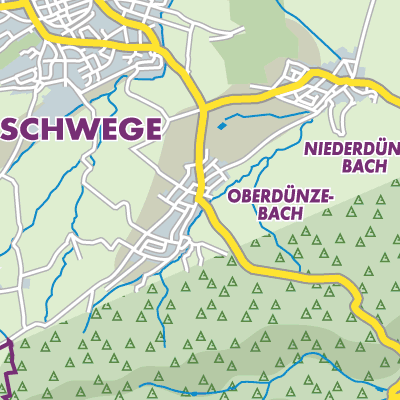 Übersichtsplan Oberdünzebach