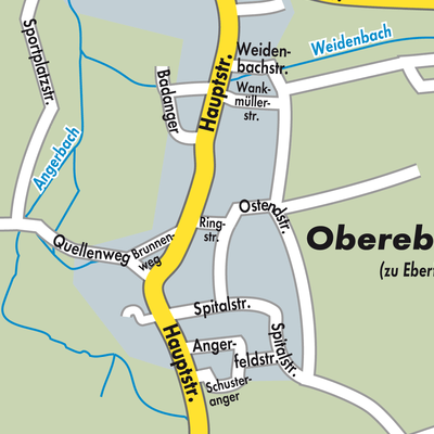 Stadtplan Obereberfing