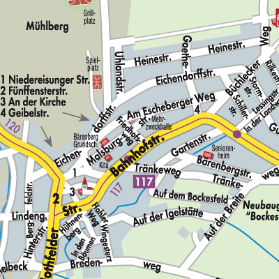 Stadtplan Oberelsungen