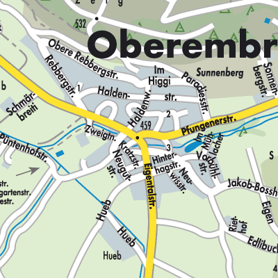 Stadtplan Oberembrach