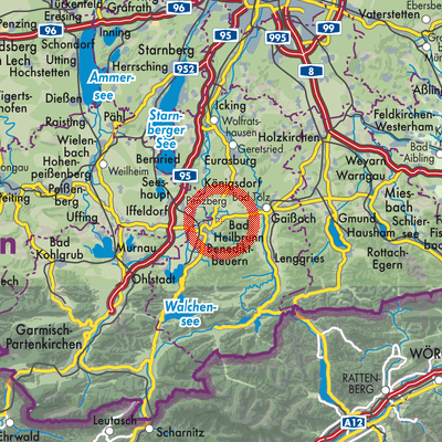 Landkarte Oberenzenau