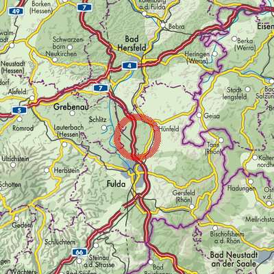 Landkarte Oberfeld