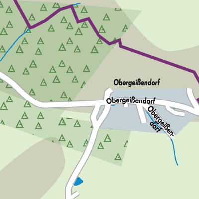 Stadtplan Obergeißendorf