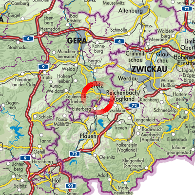 Landkarte Obergrochlitz