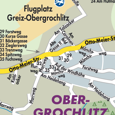 Stadtplan Obergrochlitz