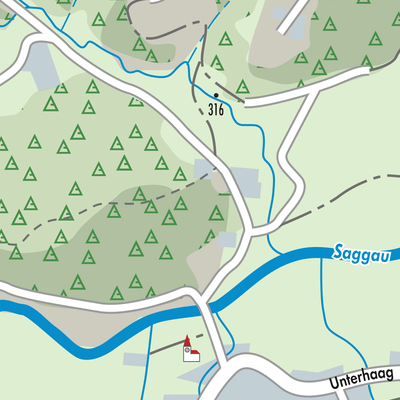 Stadtplan Oberhaag