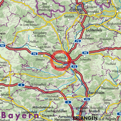 Landkarte Oberhaid