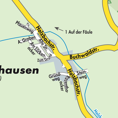 Stadtplan Oberholzhausen