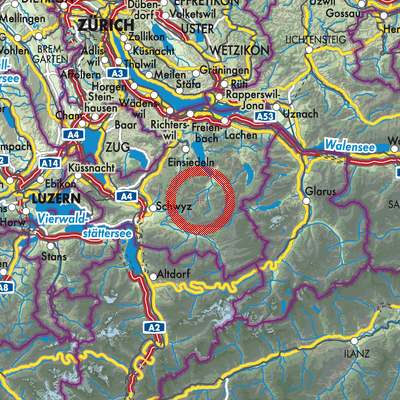 Landkarte Oberiberg