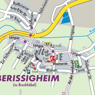 Stadtplan Oberissigheim