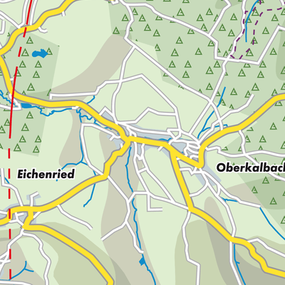 Übersichtsplan Oberkalbach