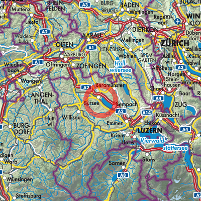Landkarte Oberkirch