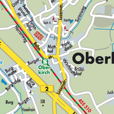 Stadtplan Oberkirch